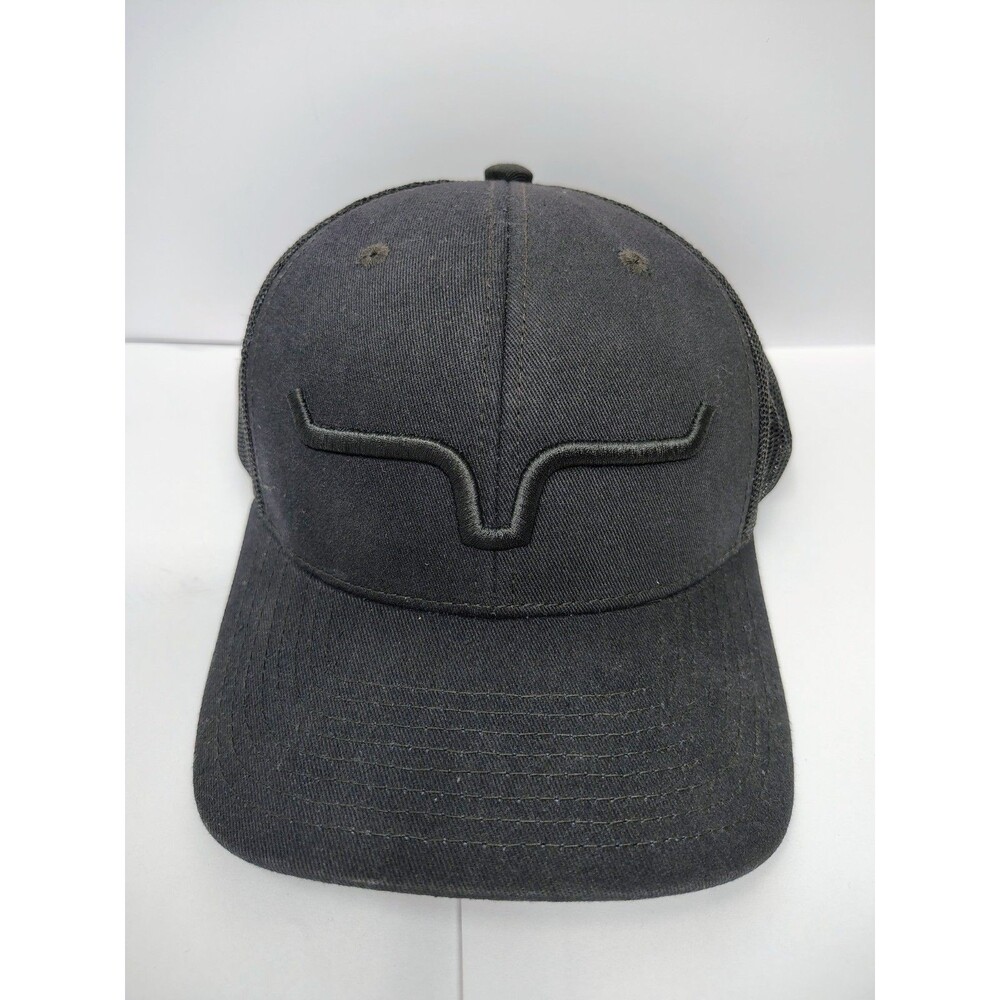 Kimes Ranch Hat Cap Snapback Black Mesh Trucker Logo Mens One Size Western